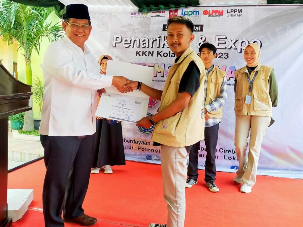 Seremonial Penarikan KKN Kolaborasi PTMA dan EXPO KKN tahun 2023 CirebonMU