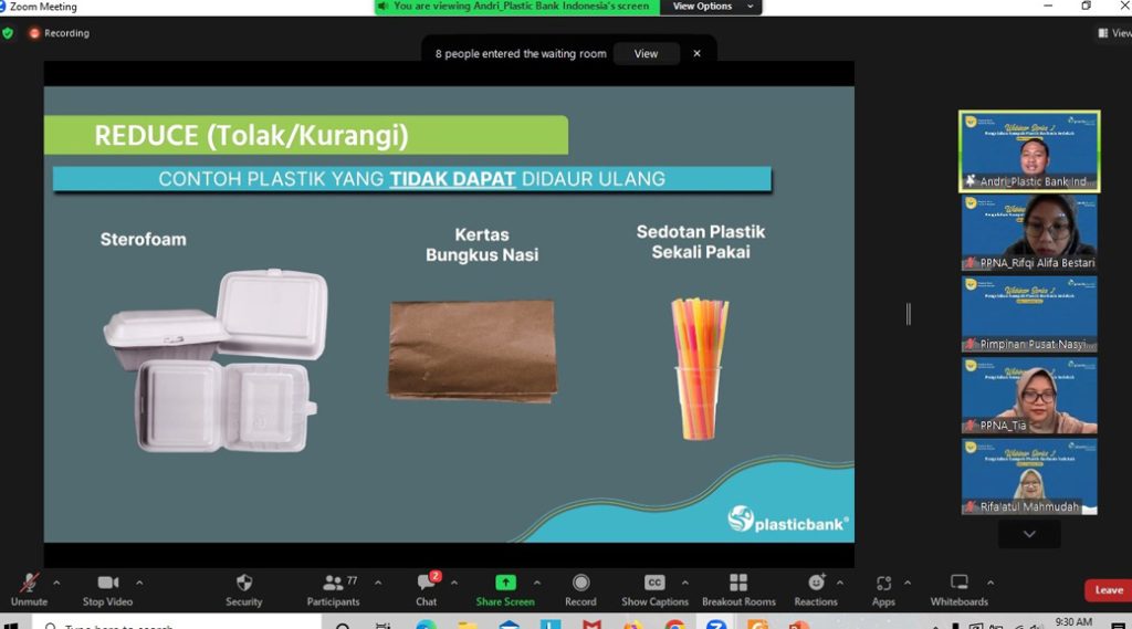 Implementasi Pilar KMTNA, Nasyiatul Aisyiyah Edukasi Pengolahan Sampah CirebonMU