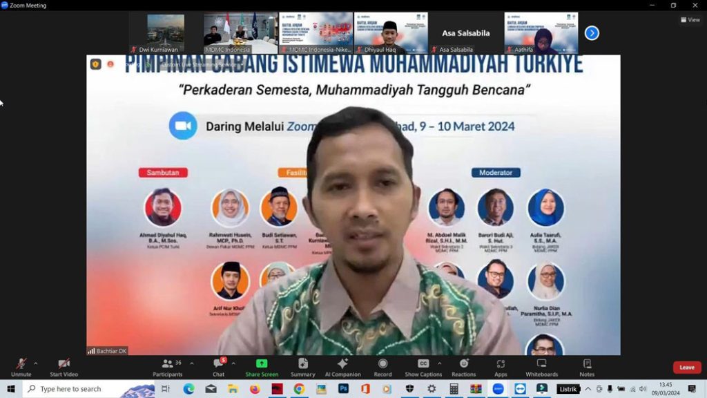 Ciptakan Kader yang Kompeten, Militan dan Berperan Strategis, LRB PCIM Turkiye Gelar Baitul Arqam CirebonMU