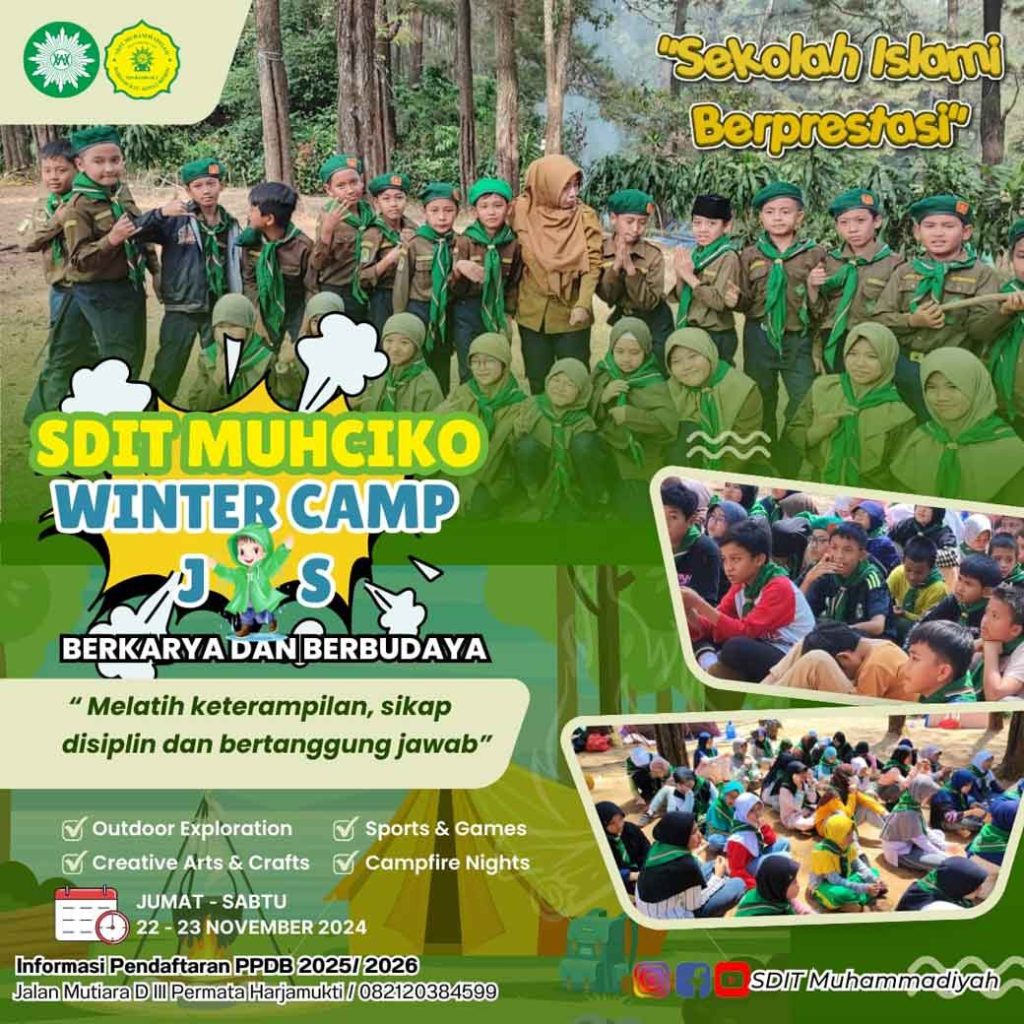 SDIT Muhammadiyah Harjamukti Latih Kemandirian Siswa di Alam Terbuka CirebonMU