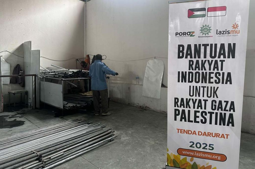 Muhammadiyah Siapkan Tenda Tahan Api bagi Warga Palestina CirebonMU
