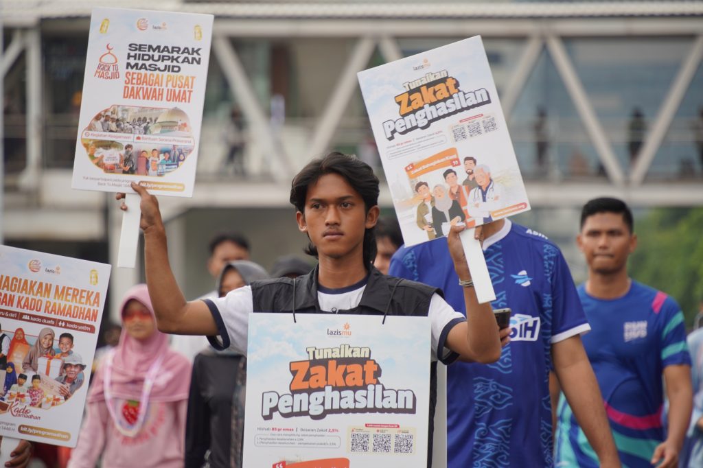 Lazismu Ajak Masyarakat Sadar Zakat dan Kesehatan di CFD Sudirman CirebonMU